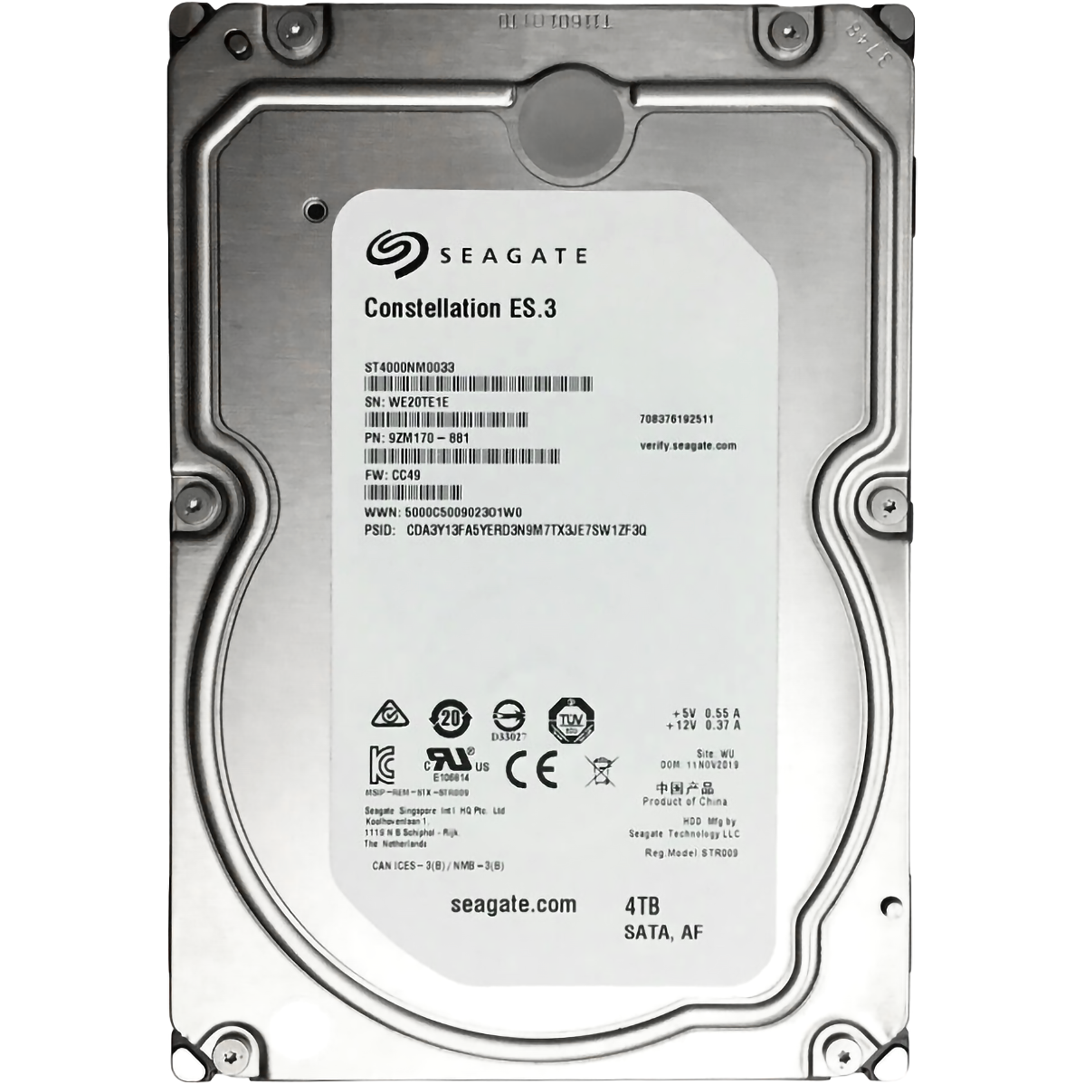Seagate Constellation ES.3 4Tb ST4000NM0033