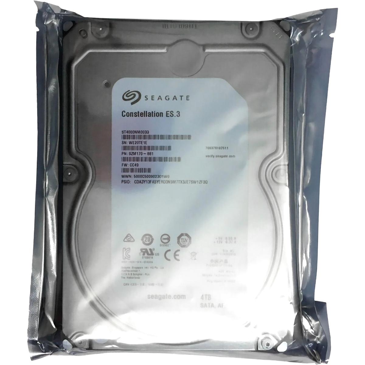 Seagate Constellation ES.3 4Tb ST4000NM0033