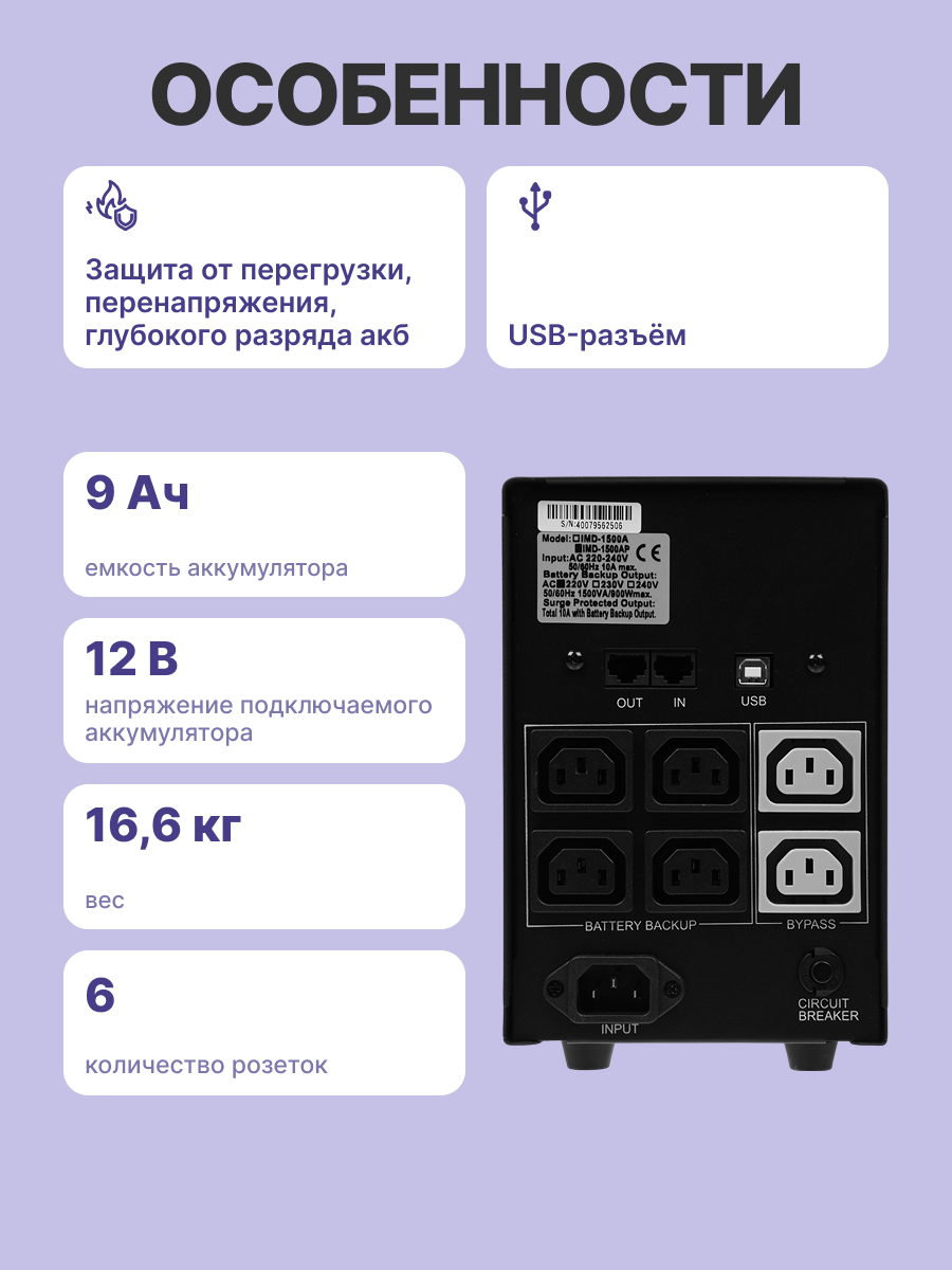 Powercom Imperial IMD-2000AP