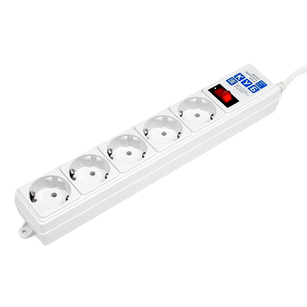 Power Cube B (5 м, 5 розеток)