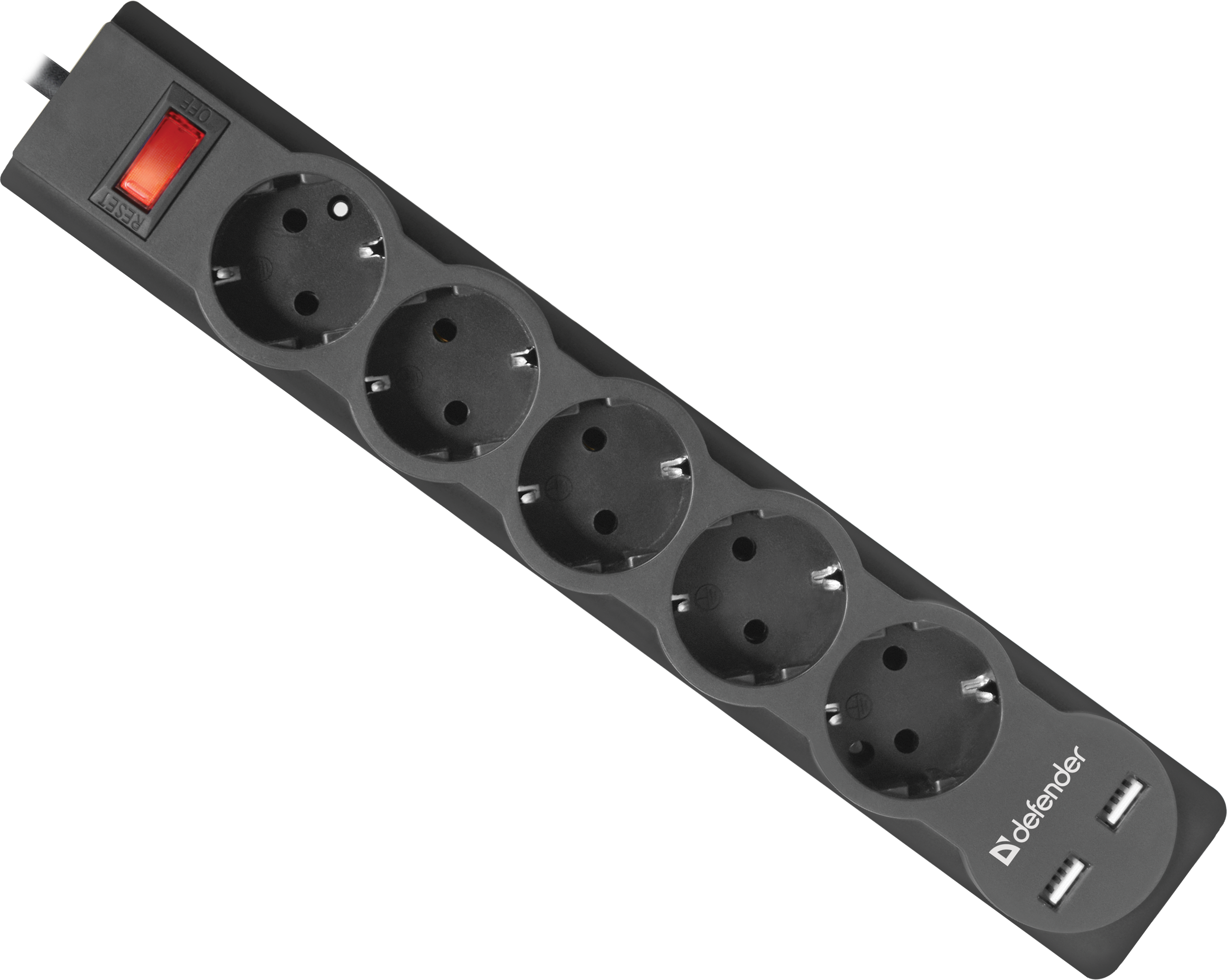 Defender DFS 753 (3 м, 5 розеток) арт. 99753