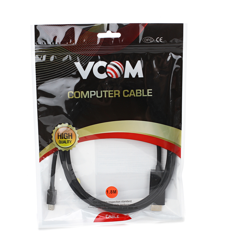 VCOM Mini DisplayPort M  —  HDMI M 1.8m