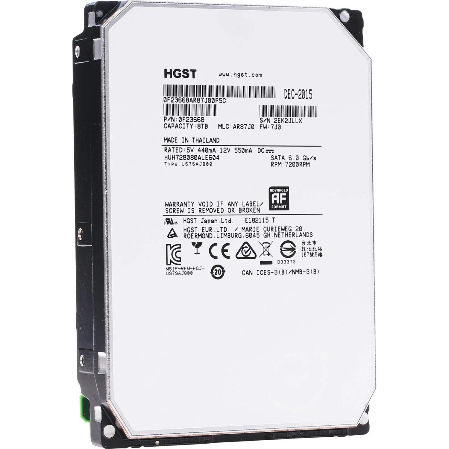 Hitachi Ultrastar He8 8Tb (HUH728080ALE604)