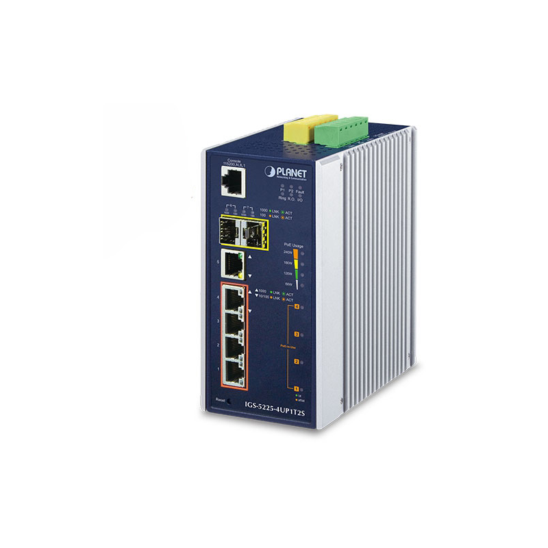Коммутатор PLANET IGS-5225-4UP1T2S
