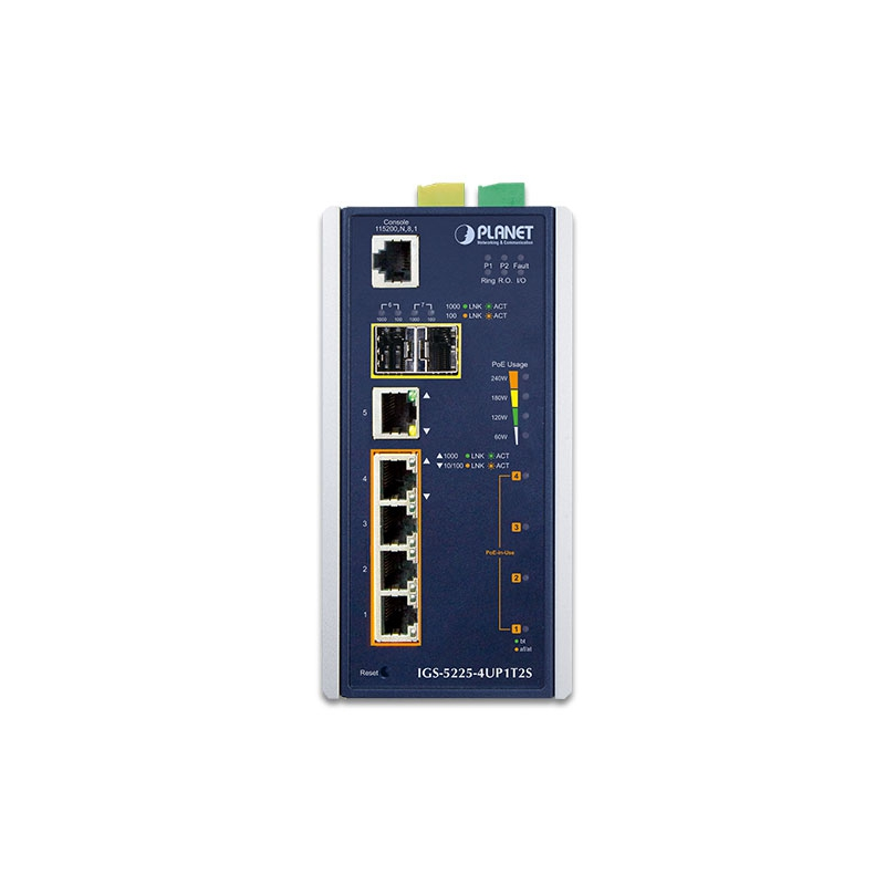 Коммутатор PLANET IGS-5225-4UP1T2S