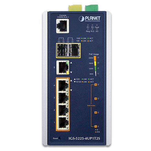 Коммутатор PLANET IGS-5225-4UP1T2S