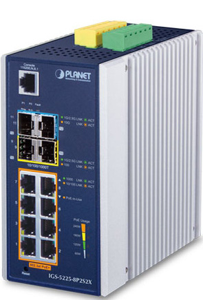 Коммутатор PLANET IGS-5225-8P2S2X