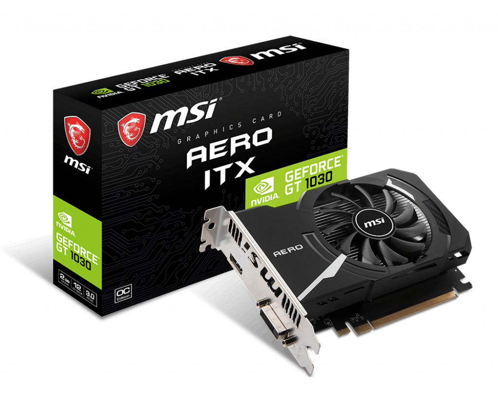 MSI GeForce GT 1030 AERO ITX 2GD4 OC