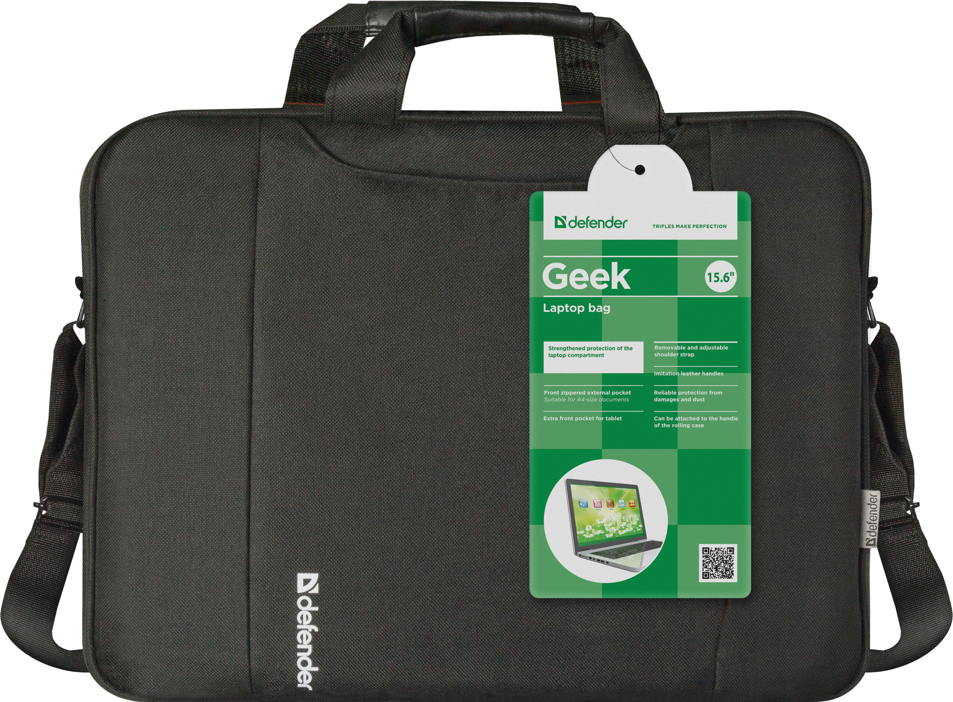 Defender Geek 15.6" Black