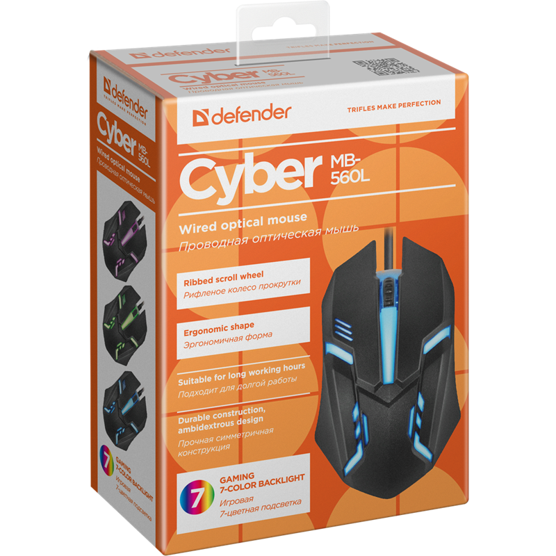 Defender Сyber MB-560L черный