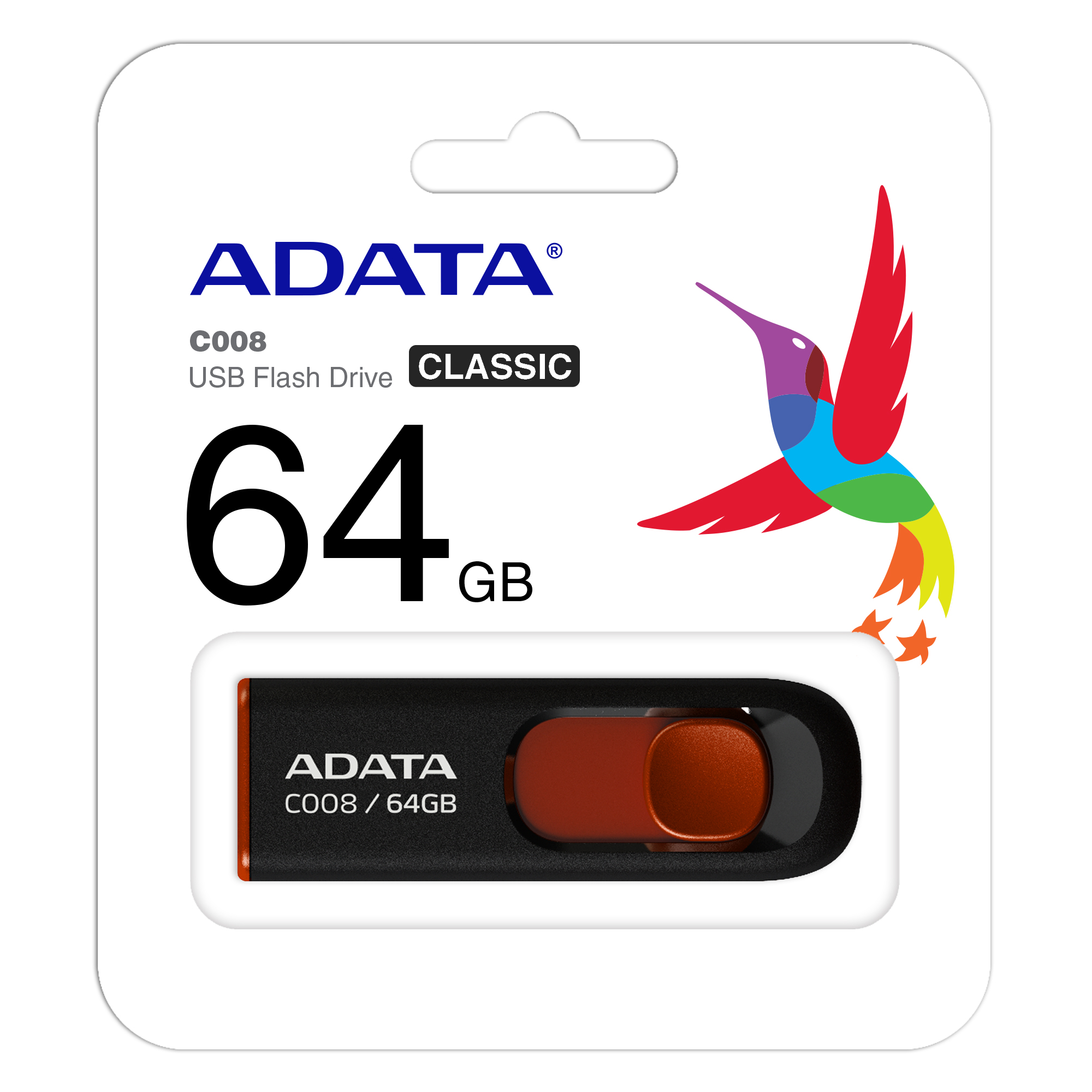 ADATA C008 арт. AC008-64G-RKD