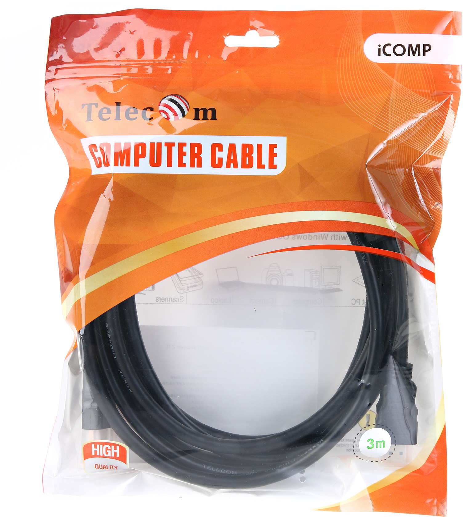 Telecom HDMI (m) - HDMI (m) 3м
