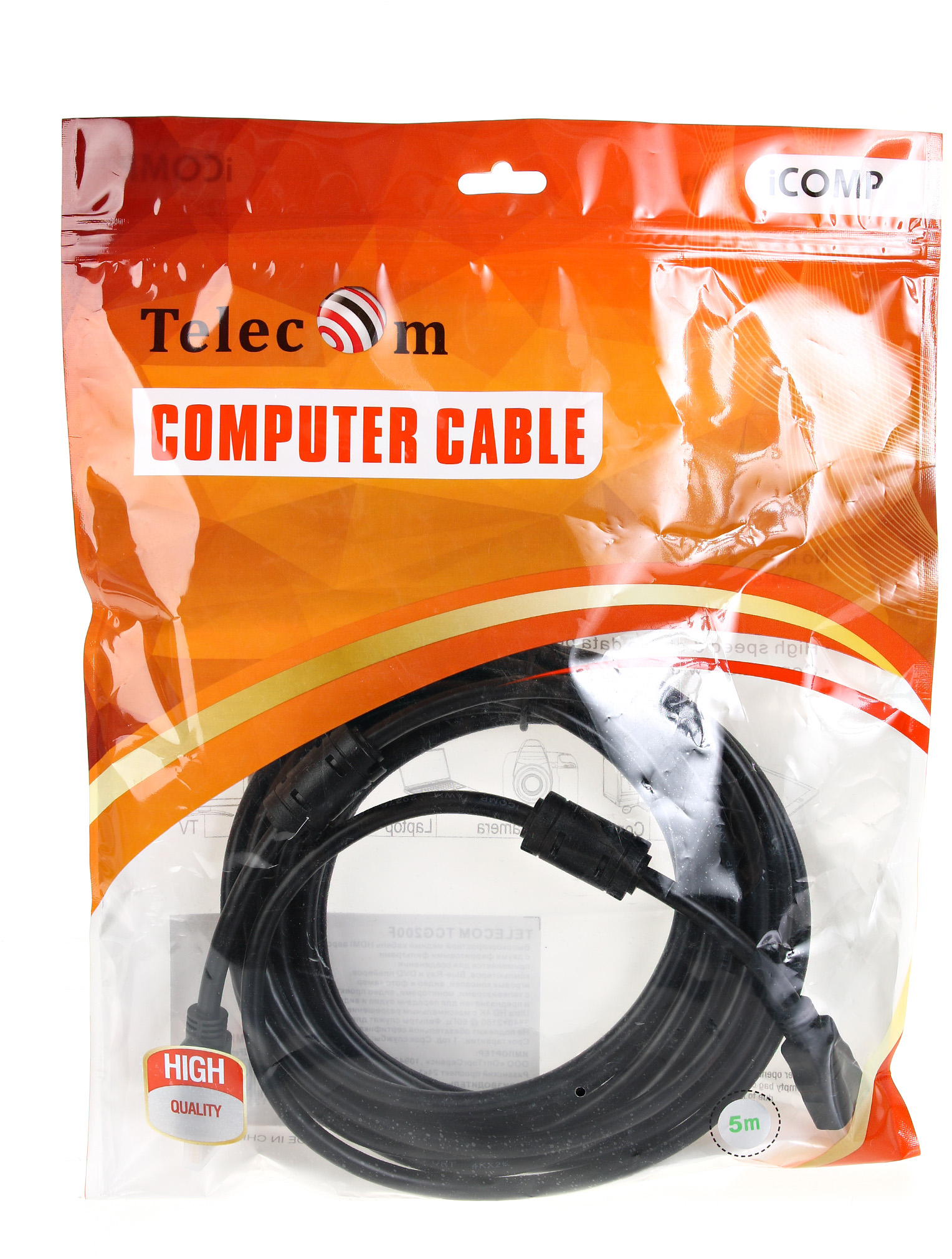 Telecom HDMI (m) - HDMI (m) 5м