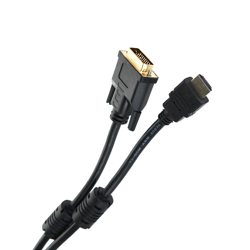TV-COM HDMI to DVI-D (19M -25M) 2м, 2 фильтра