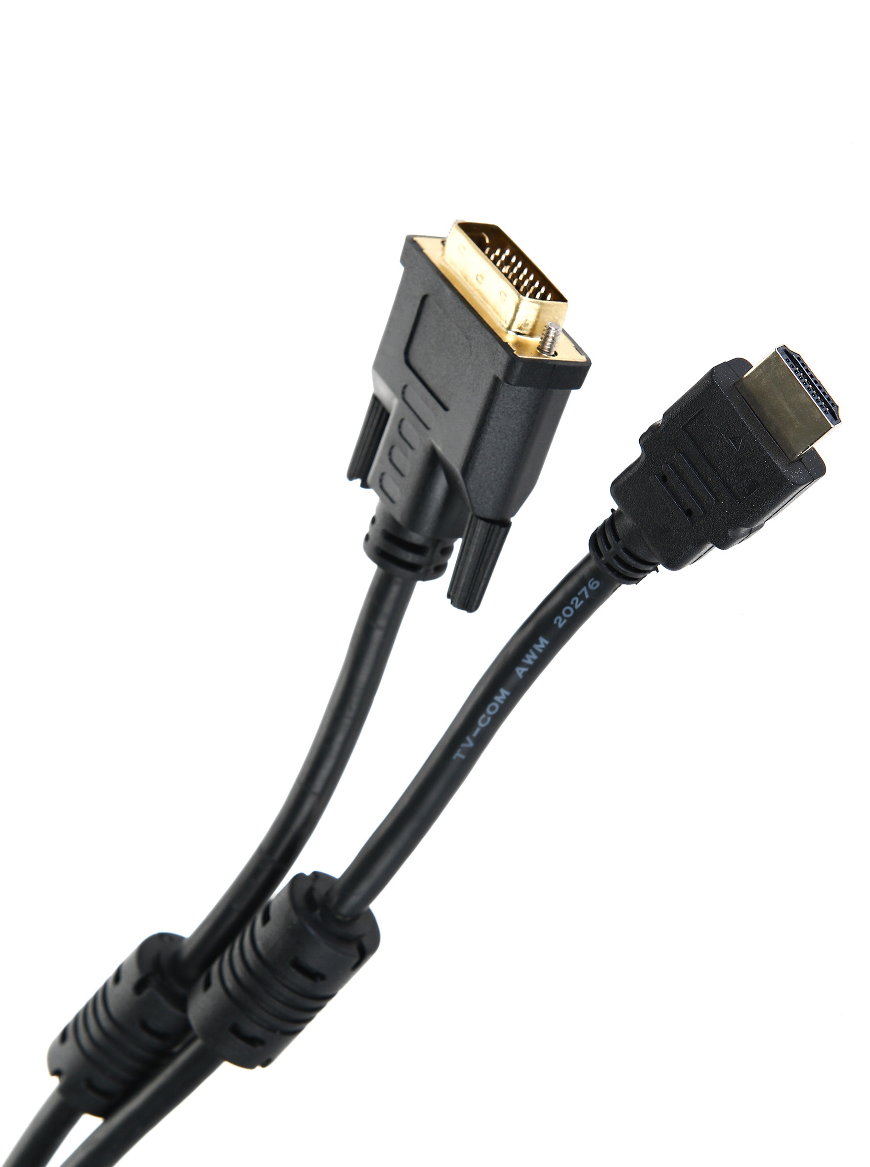 TV-COM HDMI to DVI-D (19M -25M) 2м, 2 фильтра
