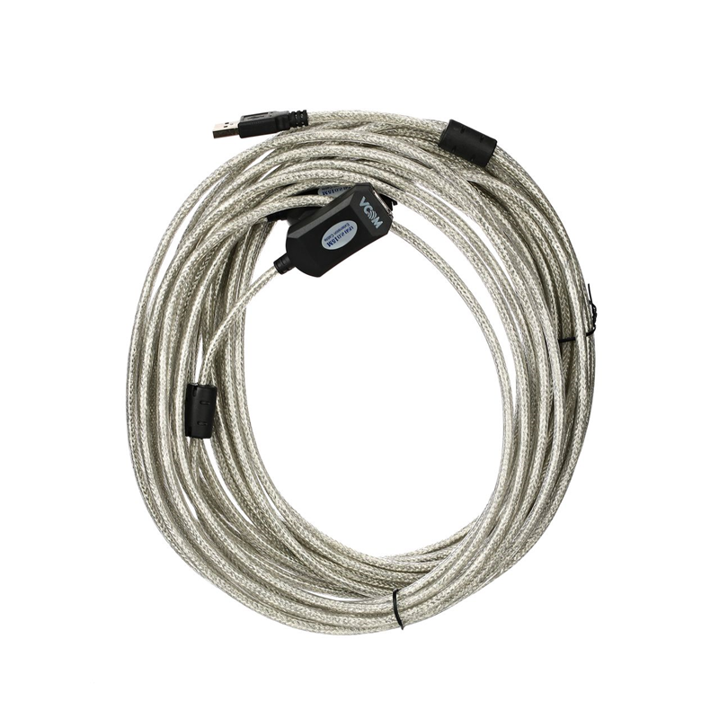 VCOM USB 2.0 Type-AM - USB 2.0 Type-AF 15м арт. VUS7049-15M