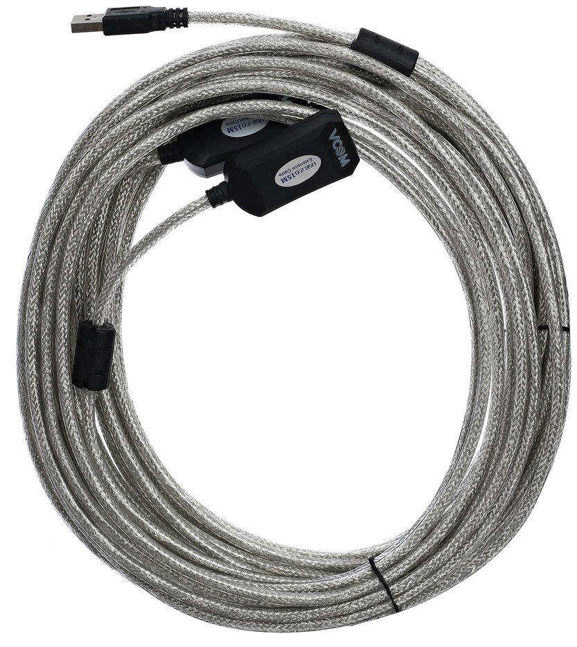 VCOM USB 2.0 Type-AM - USB 2.0 Type-AF 15м арт. VUS7049-15M