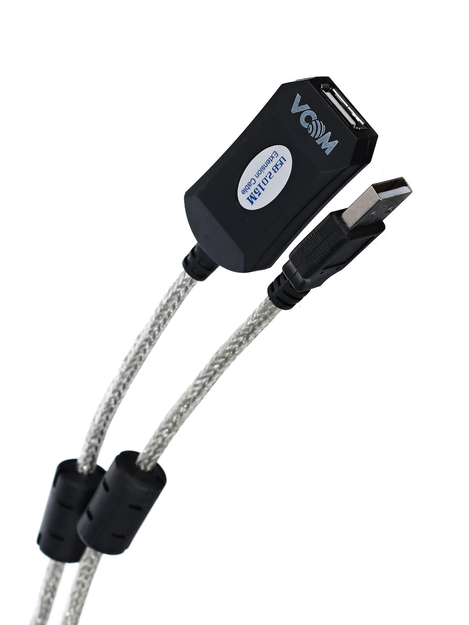 VCOM USB 2.0 Type-AM - USB 2.0 Type-AF 15м арт. VUS7049-15M
