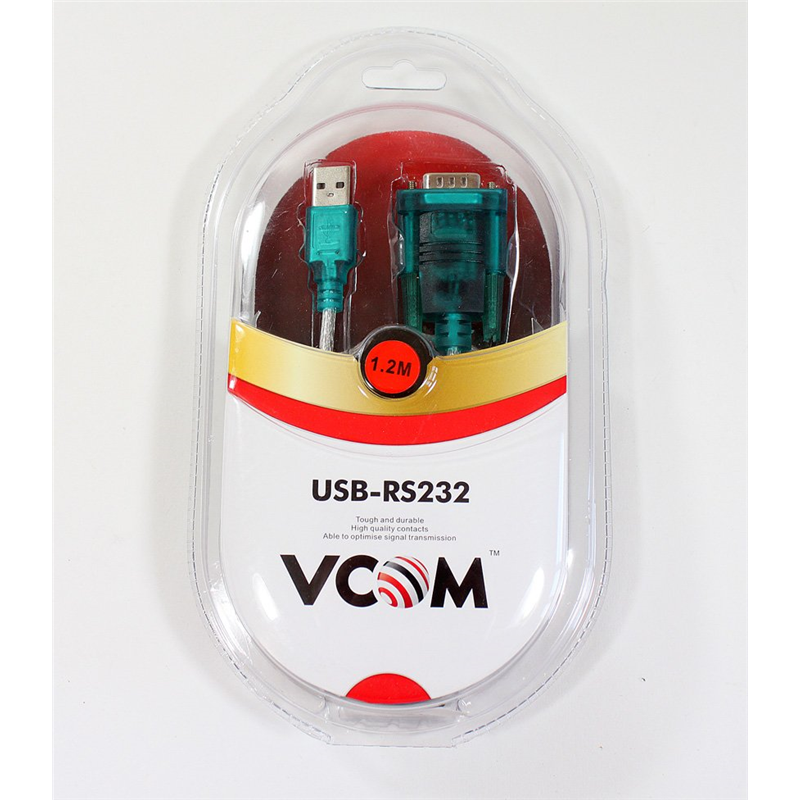 VCOM USB Am  —  RS-232 DB9M