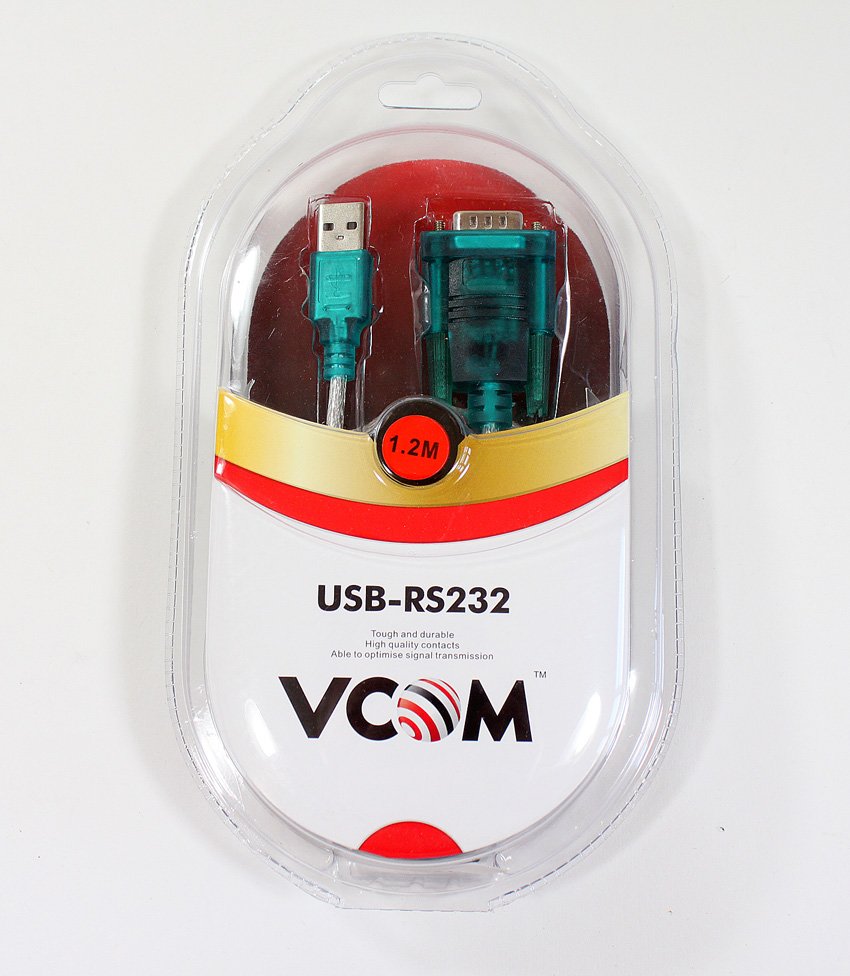 VCOM USB Am  —  RS-232 DB9M