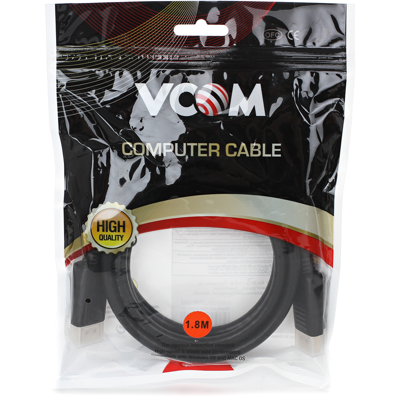 VCOM DisplayPort (m) - DisplayPort (m) 1.8м