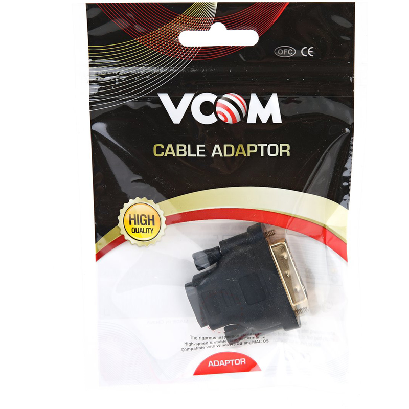 VCOM HDMI 19F — DVI-D 25M