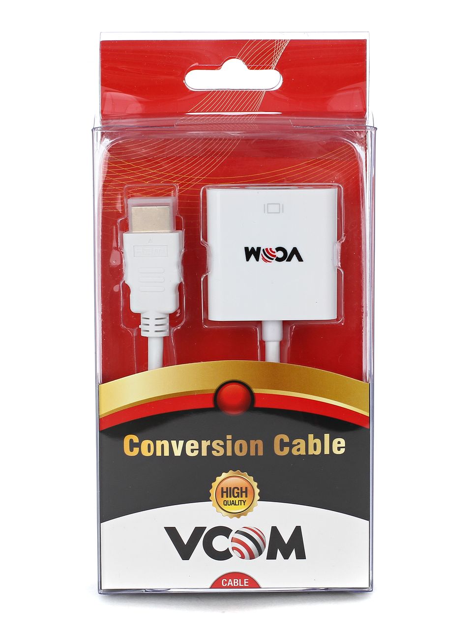 VCOM HDMI(M)  —  VGA(F)