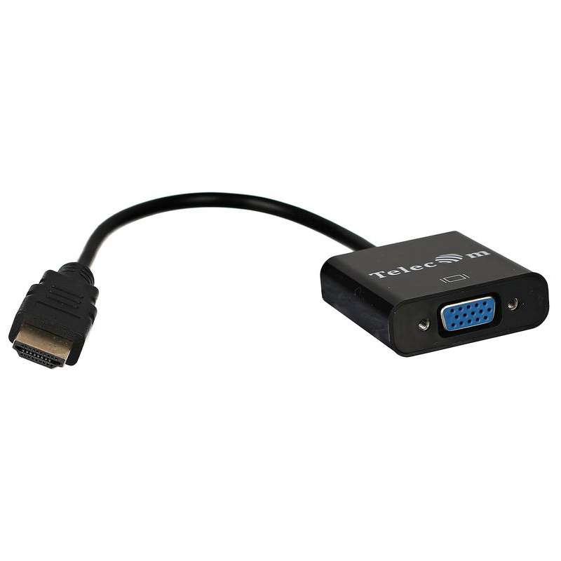 Telecom HDMI(M)  —  VGA(F)