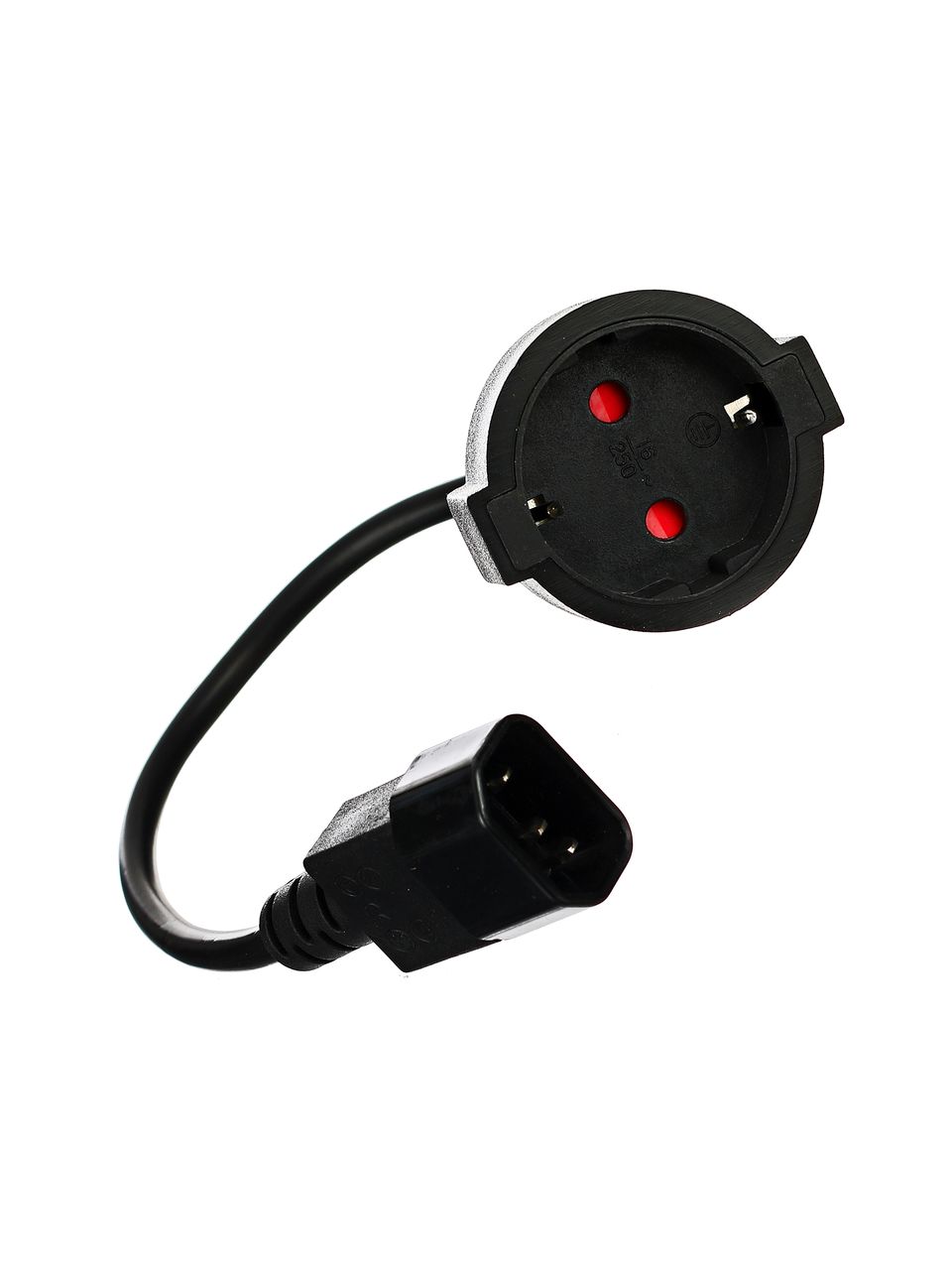 VCOM UPS -> розетка (IE-320 C14 to Socket Type-F) 3Gx0,75mm2