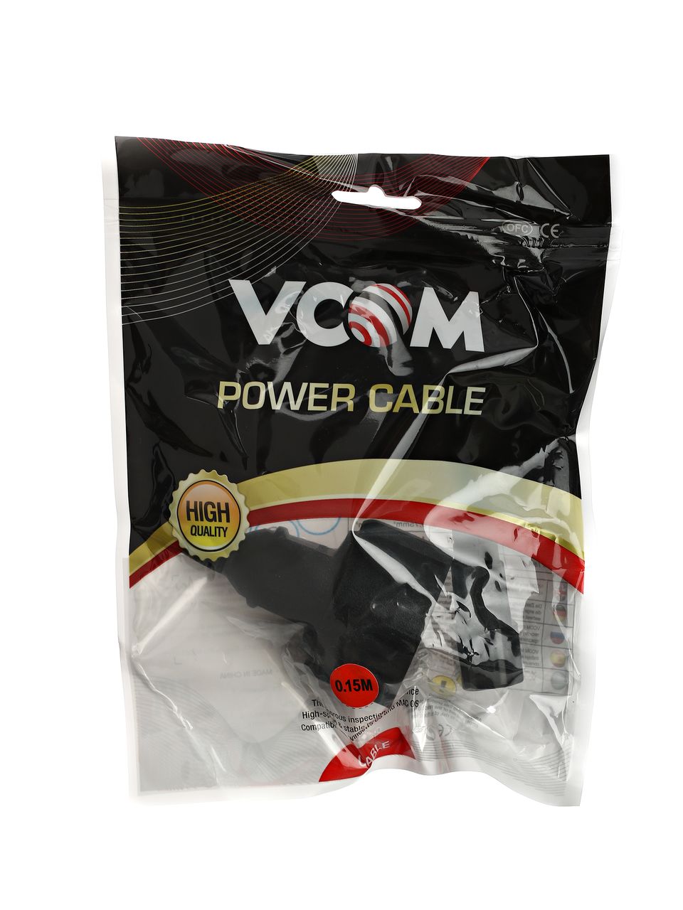VCOM UPS -> розетка (IE-320 C14 to Socket Type-F) 3Gx0,75mm2