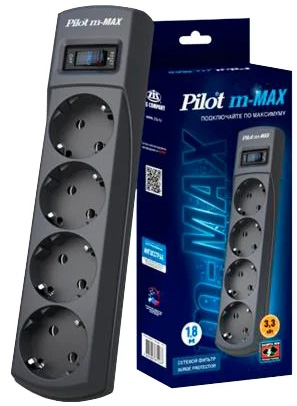 ZIS Pilot m-Max (10 м, 4 розетки)