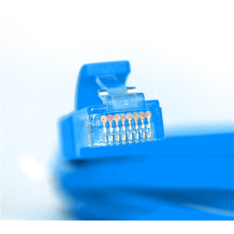 Greenconnect RJ45(m) - RJ45(m) Cat. 5e U/UTP PVC 5м синий GCR арт. GCR-LNC01-5.0m