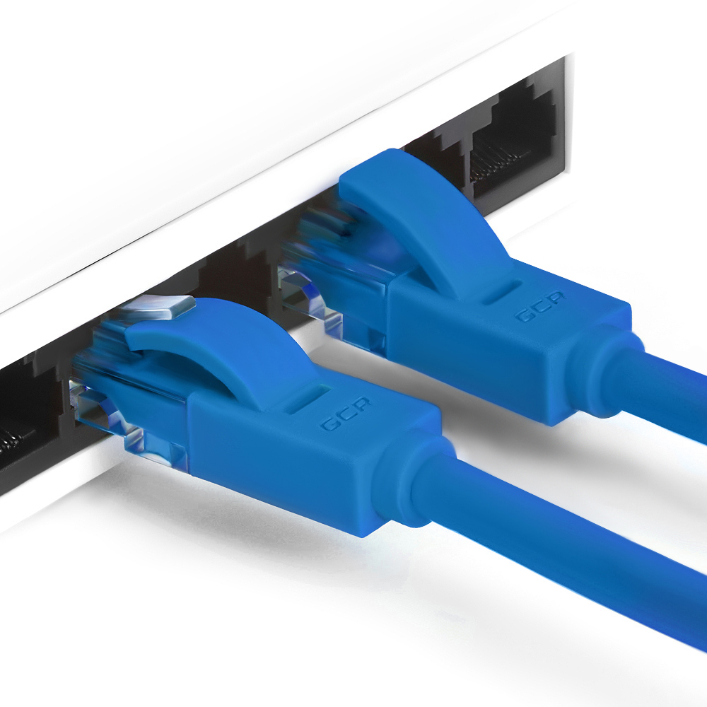 Greenconnect RJ45(m) - RJ45(m) Cat. 5e U/UTP PVC 5м синий GCR арт. GCR-LNC01-5.0m