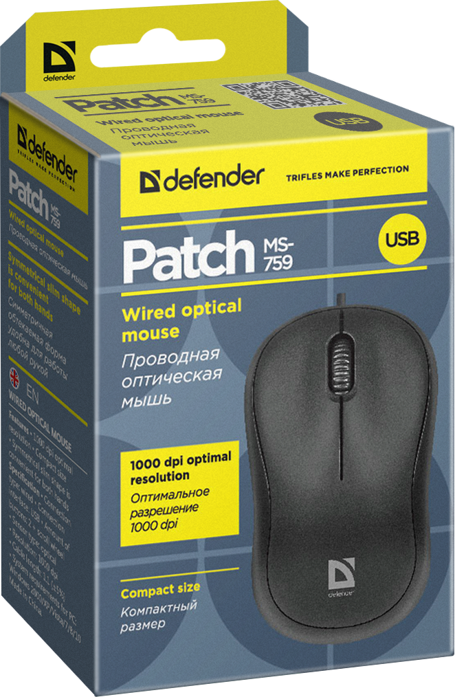 Defender Patch MS-759 черный