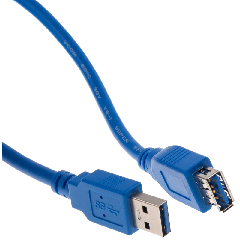 VCOM USB 3.2 Type-AM - USB 2.0 Type-AF 5м арт. VUS7065-5M