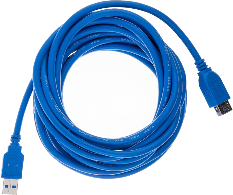 VCOM USB 3.2 Type-AM - USB 2.0 Type-AF 5м арт. VUS7065-5M