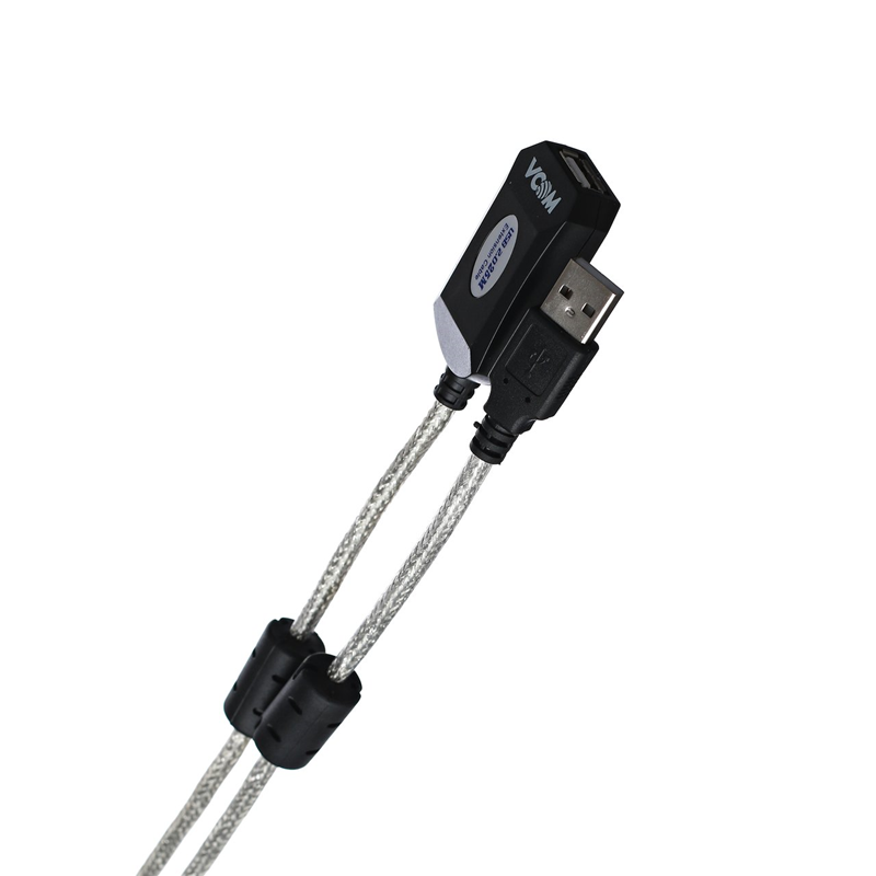 VCOM VUS7049-25M Кабель-адаптер USB2.0-repeater, удлинительный активный Af> 25м