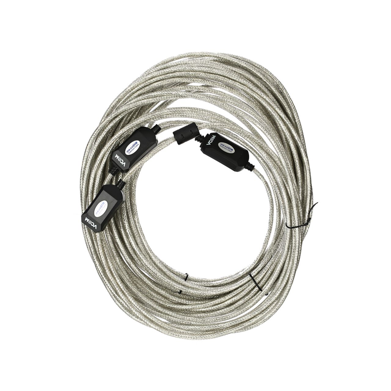 VCOM VUS7049-25M Кабель-адаптер USB2.0-repeater, удлинительный активный Af> 25м