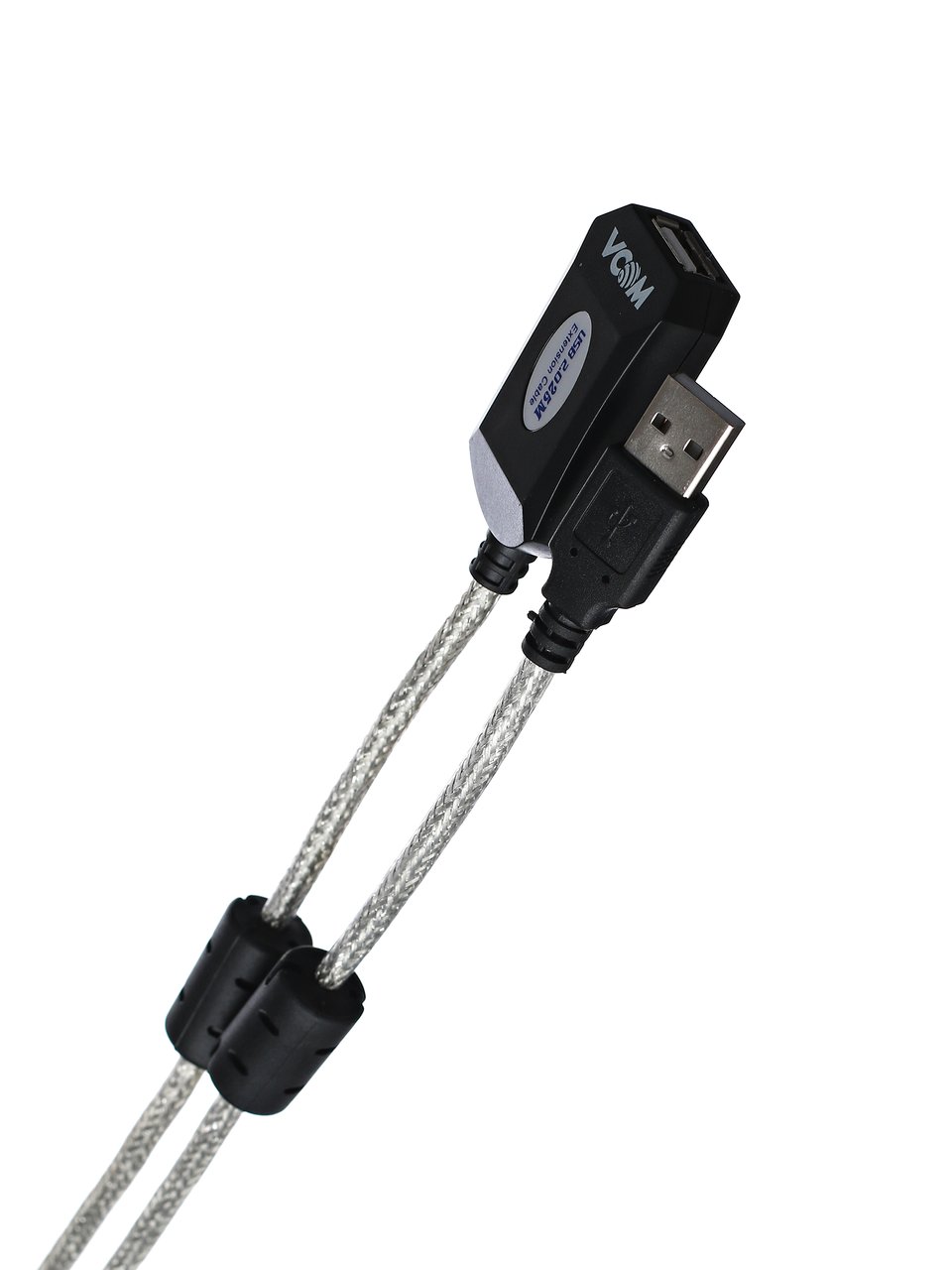 VCOM VUS7049-25M Кабель-адаптер USB2.0-repeater, удлинительный активный Af> 25м