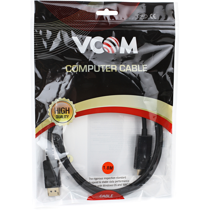 VCOM DisplayPort M-> HDMI M 1.8м