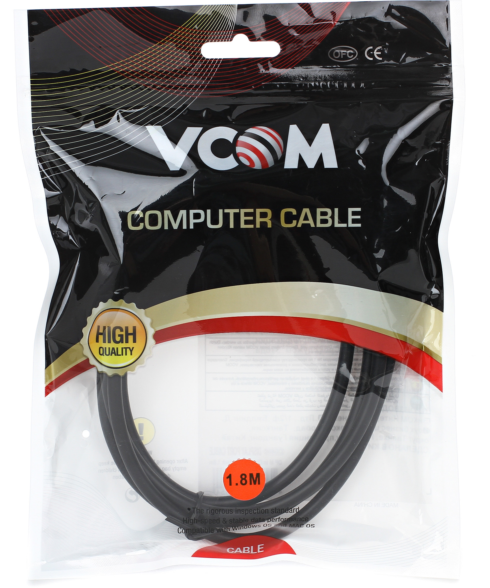 VCOM DisplayPort M ---> DVI M  1,8м