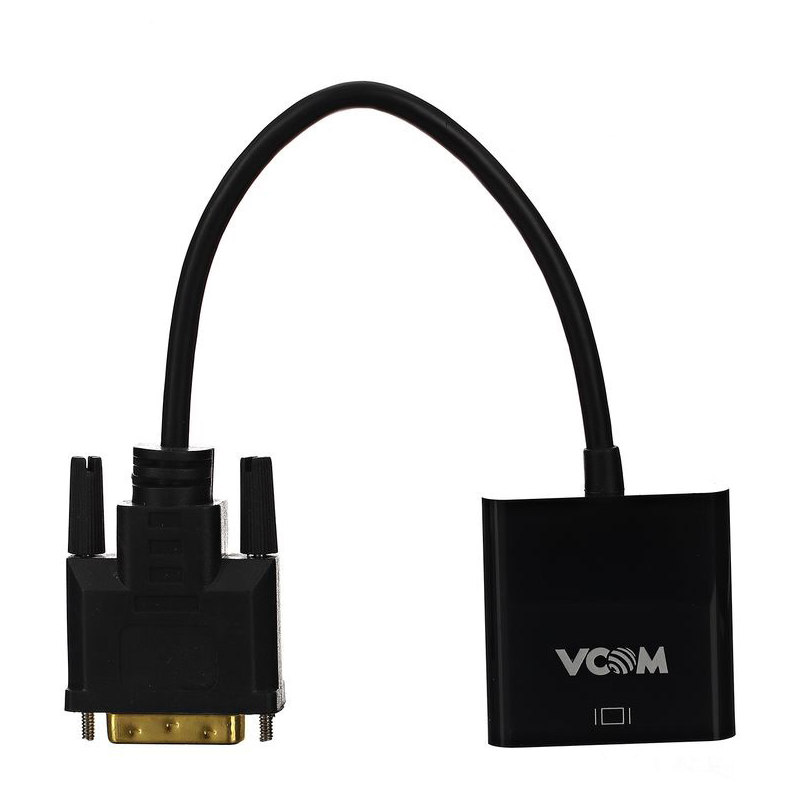 VCOM DVI-D 25M - VGA 15F