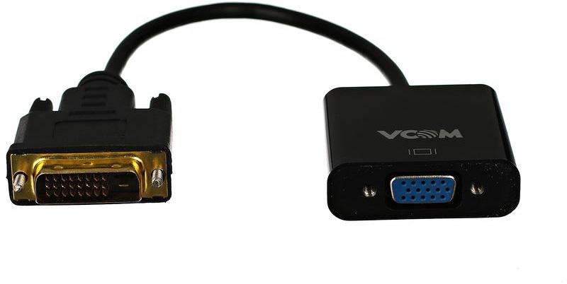 VCOM DVI-D 25M - VGA 15F