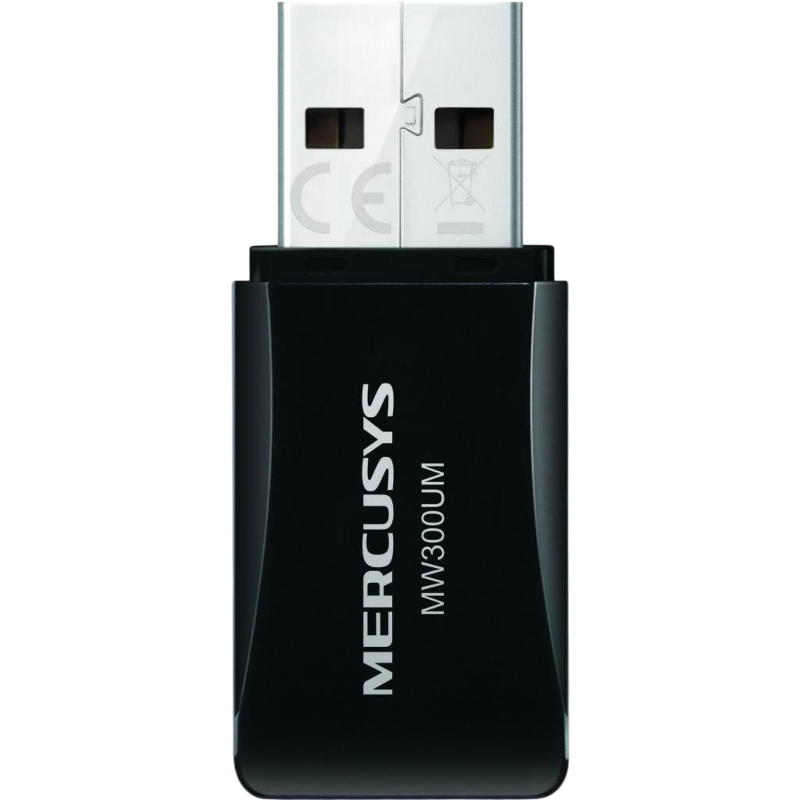 Mercusys MW300UM Компактный USB-адаптер с поддержкой Wi-Fi N300