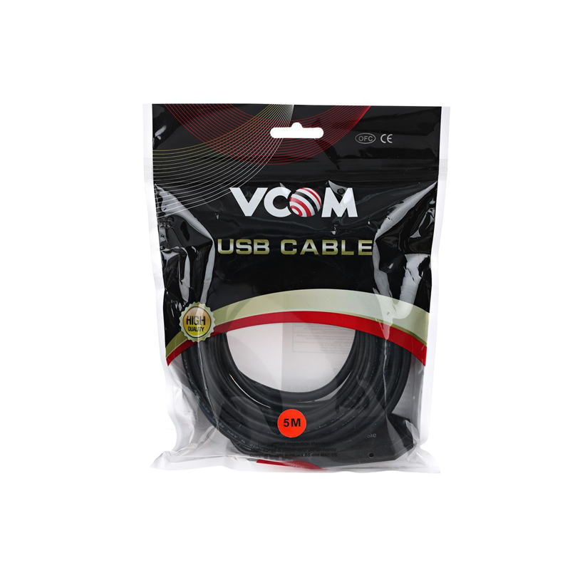 VCOM USB 2.0 Type-AM - USB 2.0 Type-AF 5м