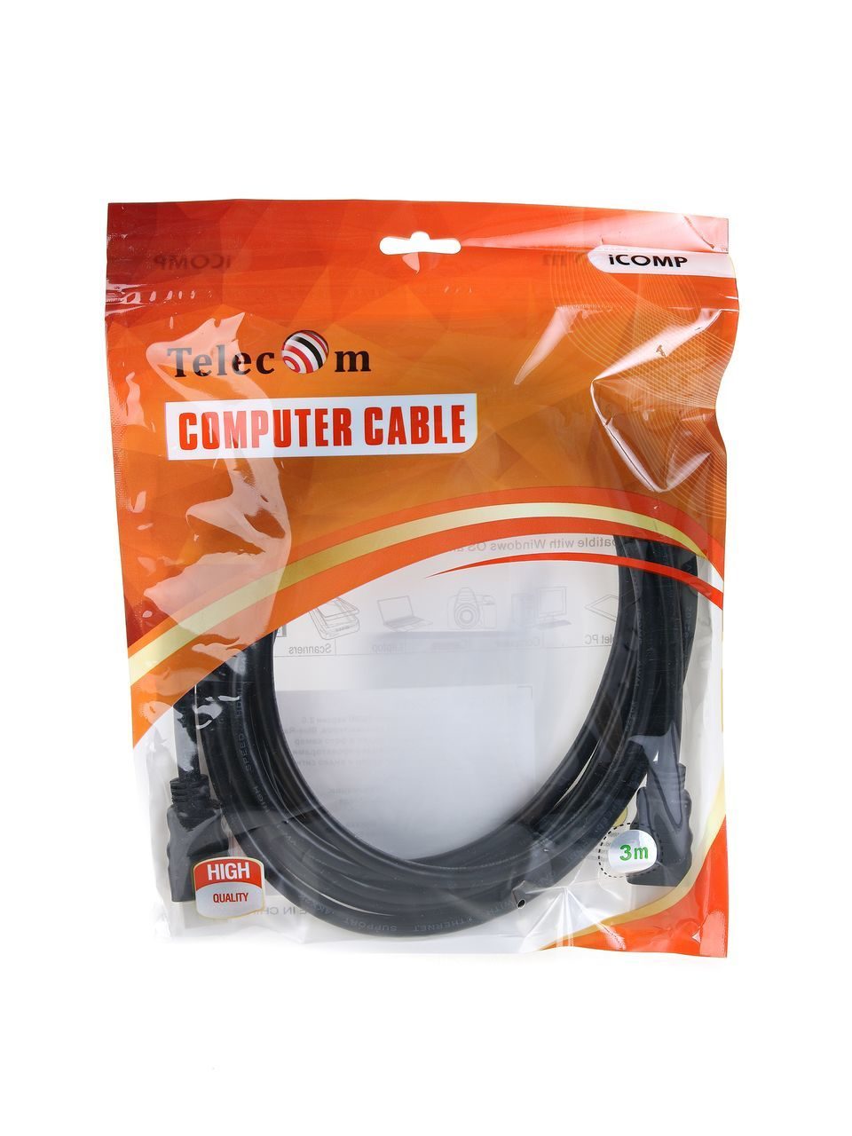 Telecom HDMI (m) - HDMI (m) 3м