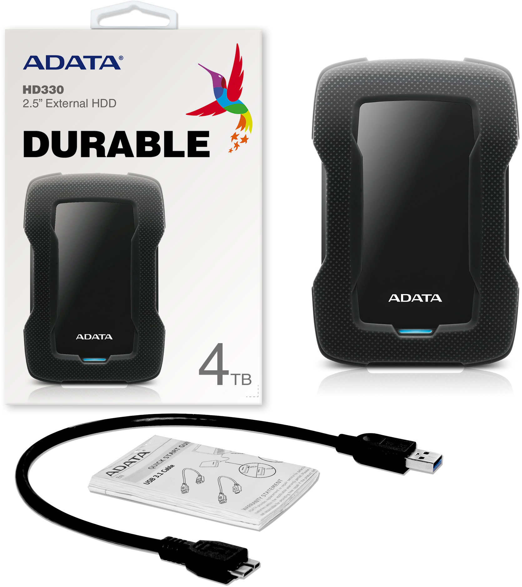 ADATA HD330 арт. AHD330-4TU31-CBK