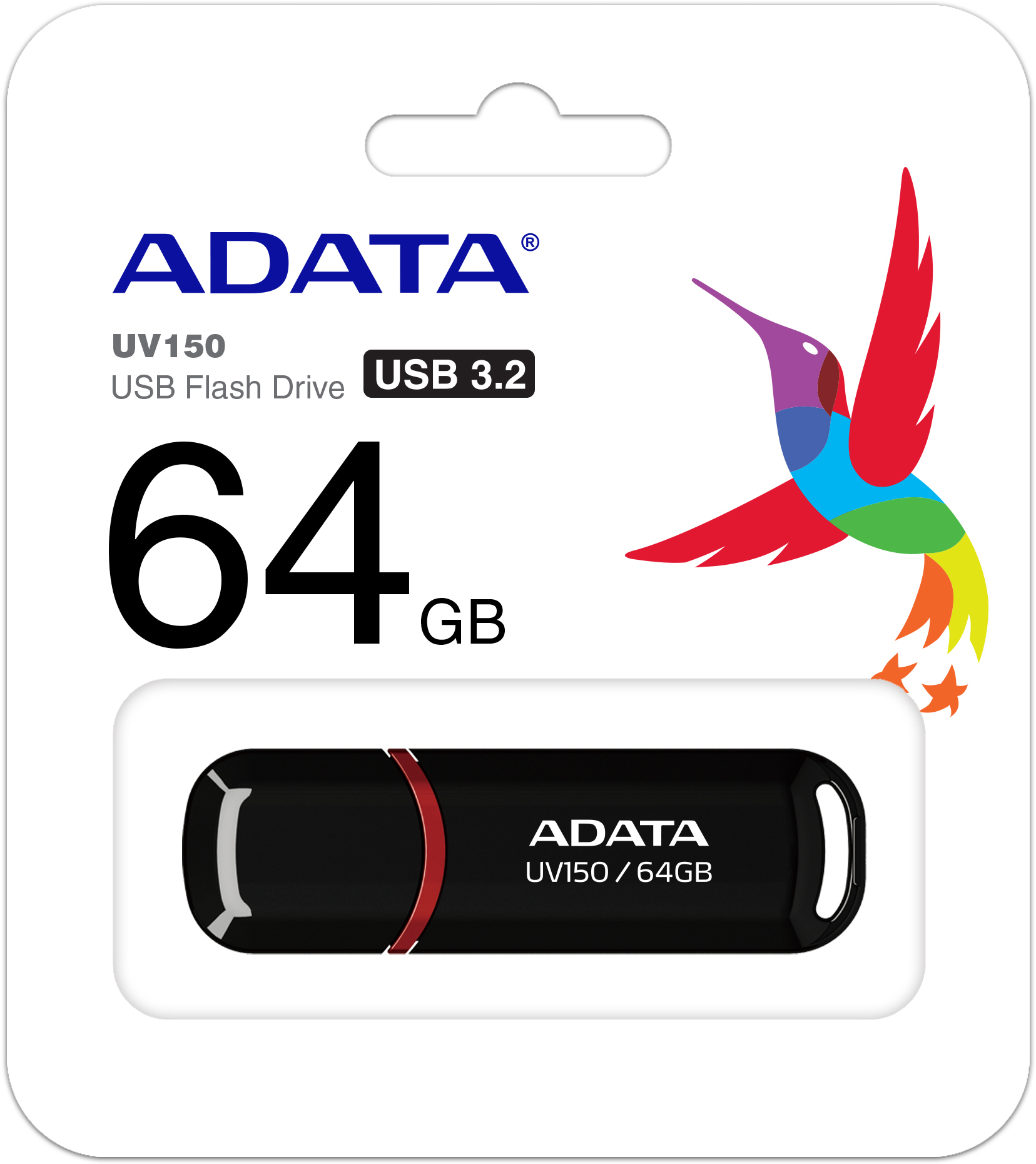 ADATA UV150 арт. AUV150-64G-RBK