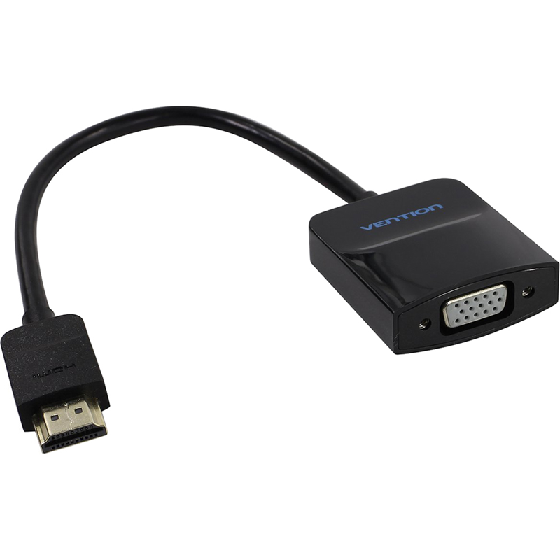 Мультимедиа конвертер Vention HDMI 19М/VGA F/mini Jack 3.5 mm F/micro USB 2.0 Type B F (ACHBB)