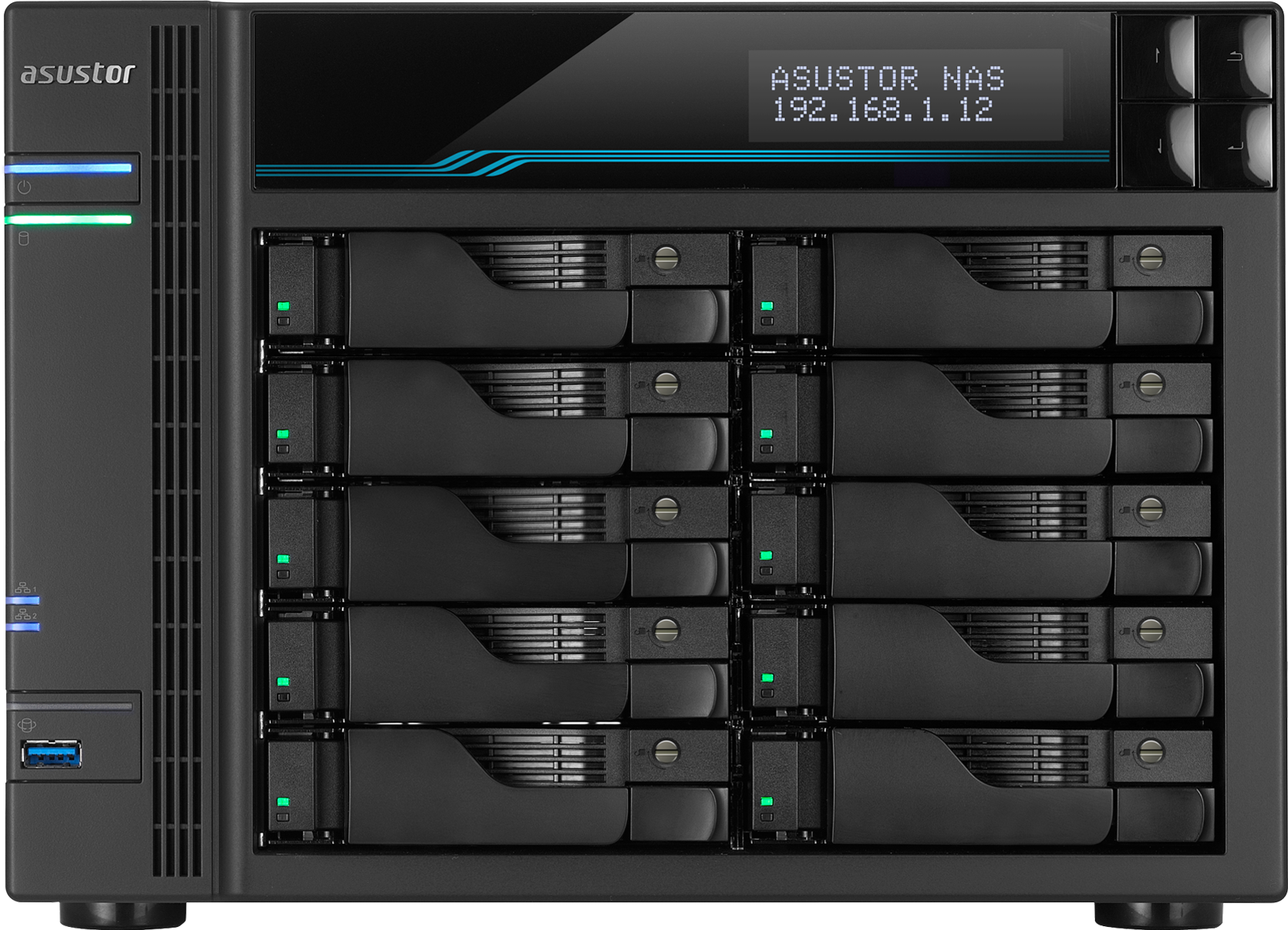 Asustor Lockerstor 10 AS6510T (90IX0191-BW3S10)